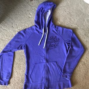 North Face zip up hoodie